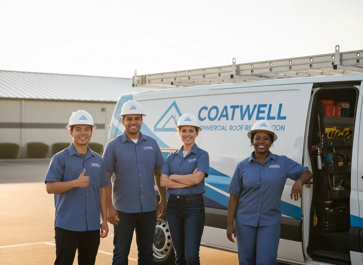 Commercial roof coating company in Akron, NY